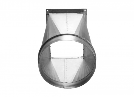 Переход с прямоугольного на круглое сечение